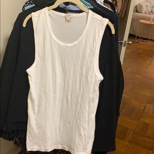 Basic White J.Crew Tank